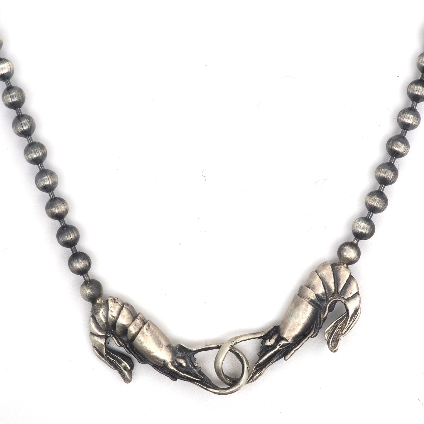 Shrimp love necklace