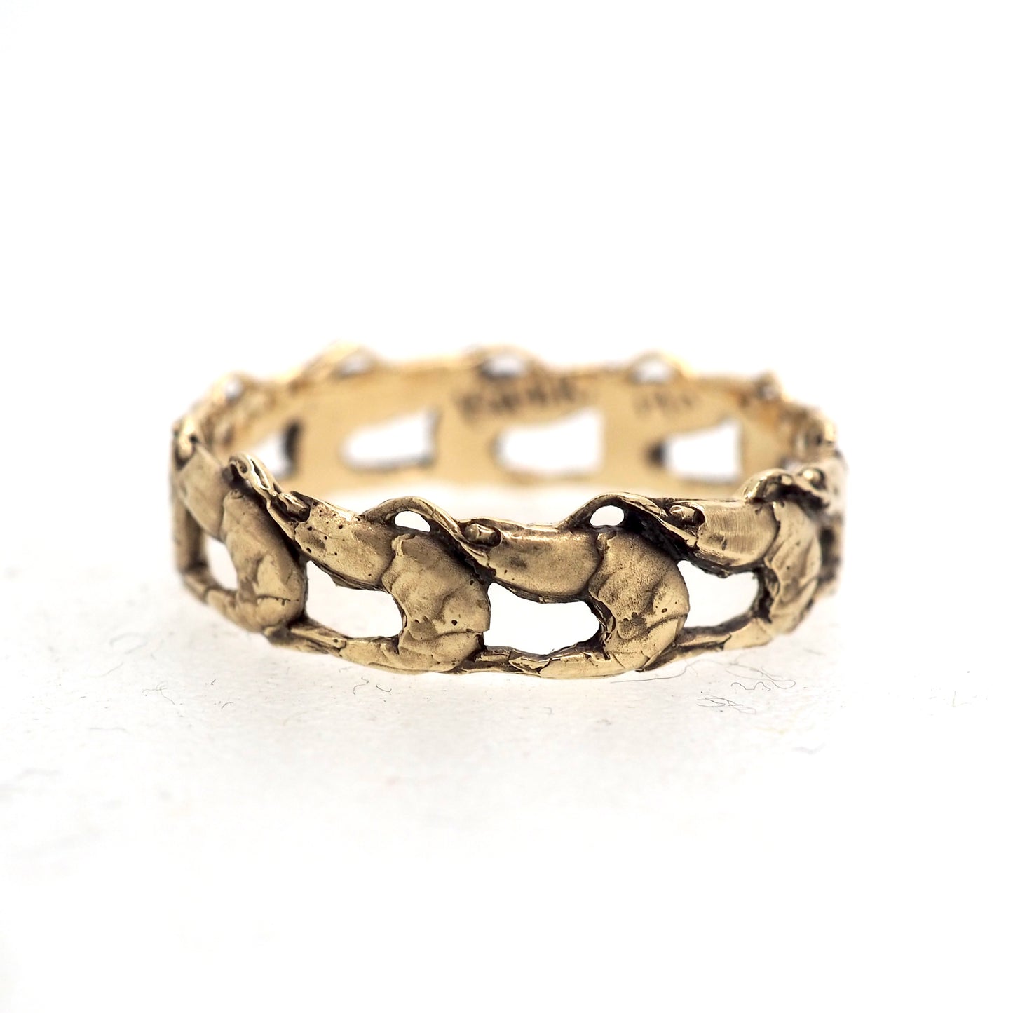 Shrimp ring with diamond installment plan for A