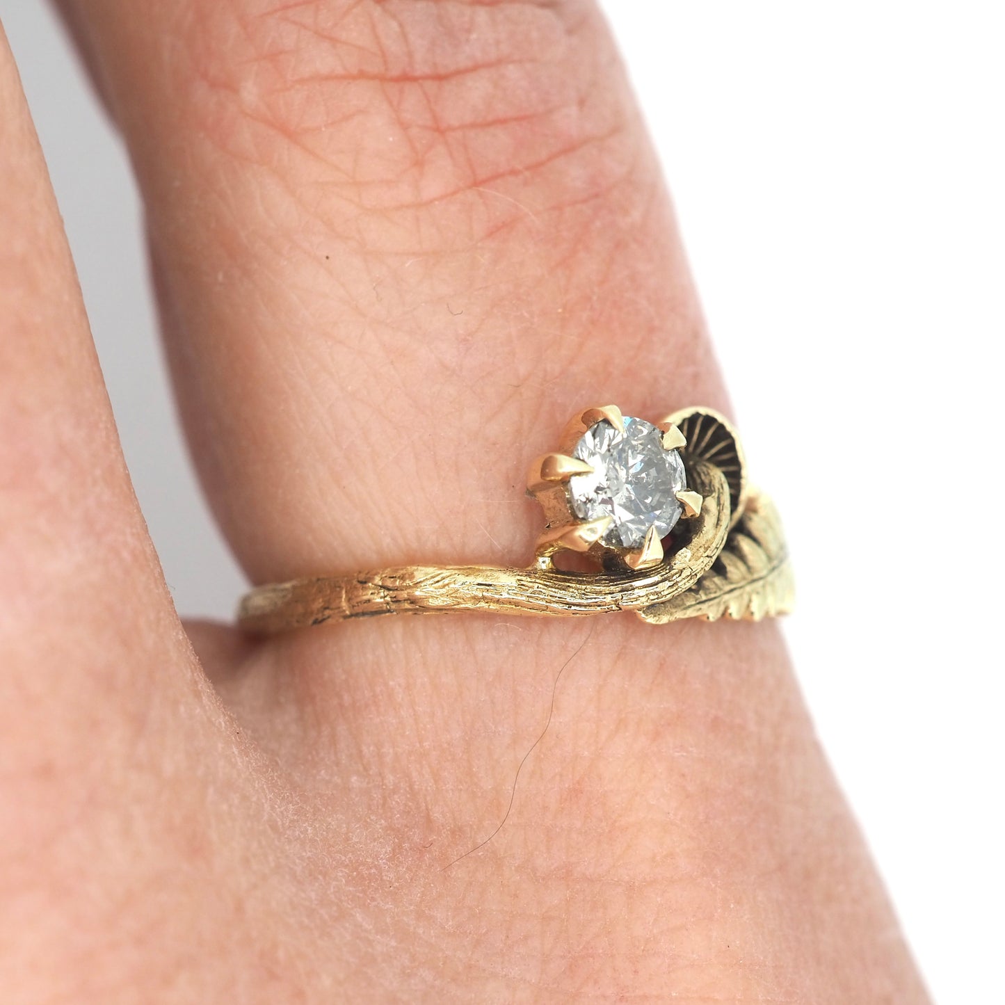 Mushroom and Fern Ring Large