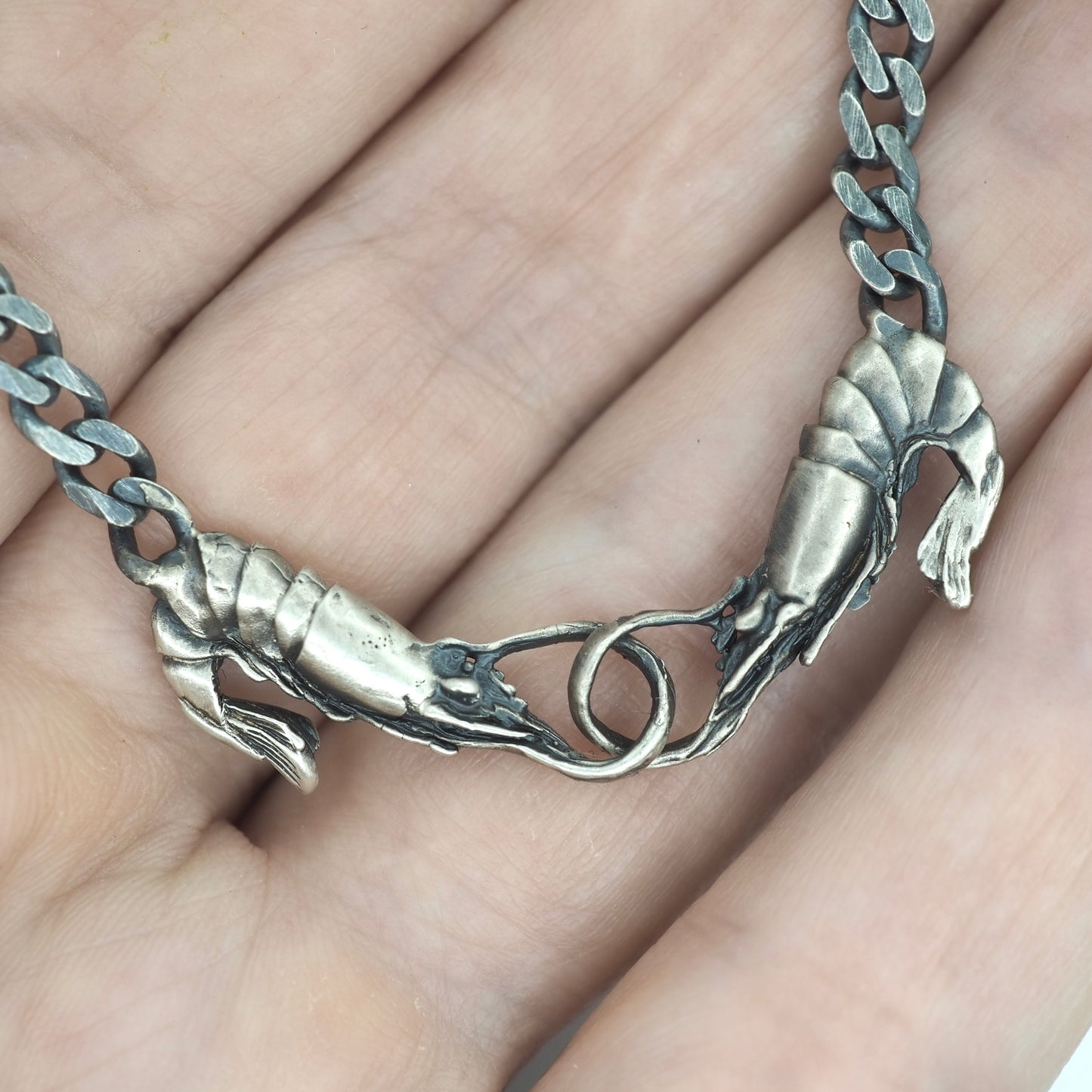 Shrimp love necklace