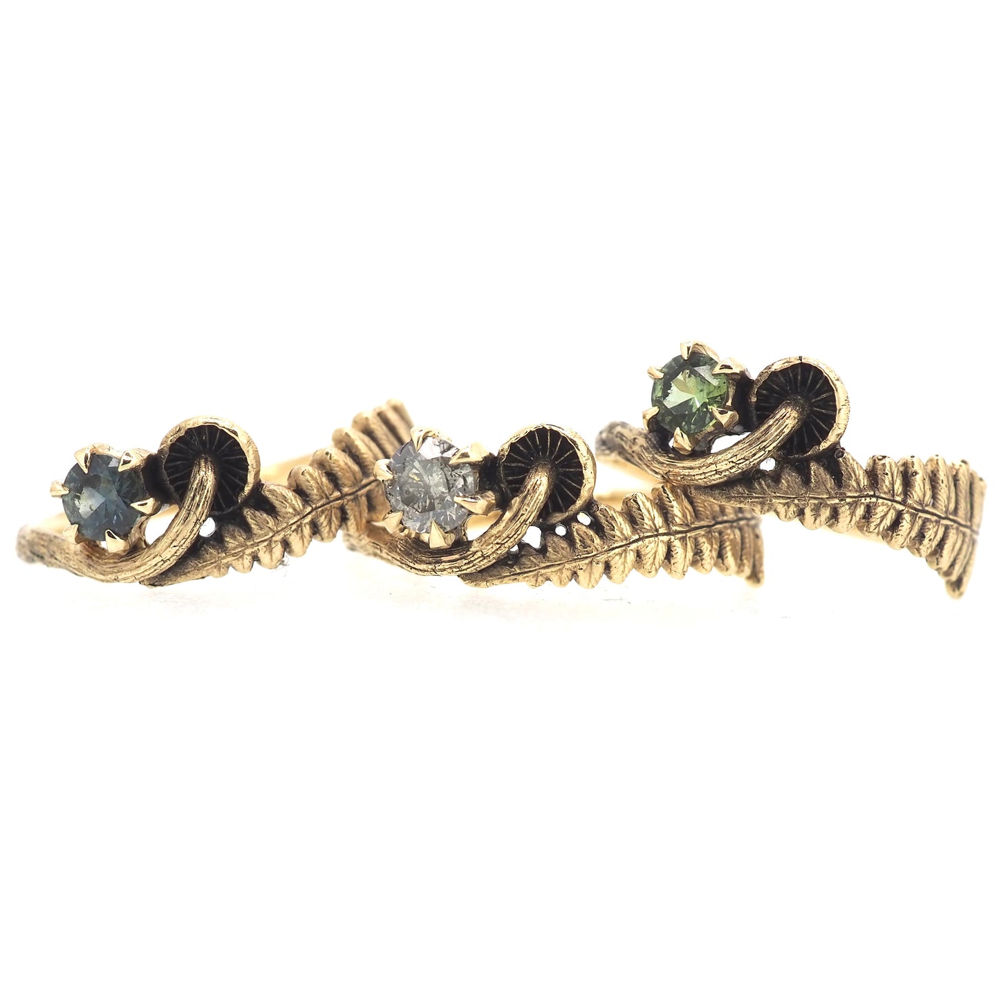 Mushroom and Fern Ring Large