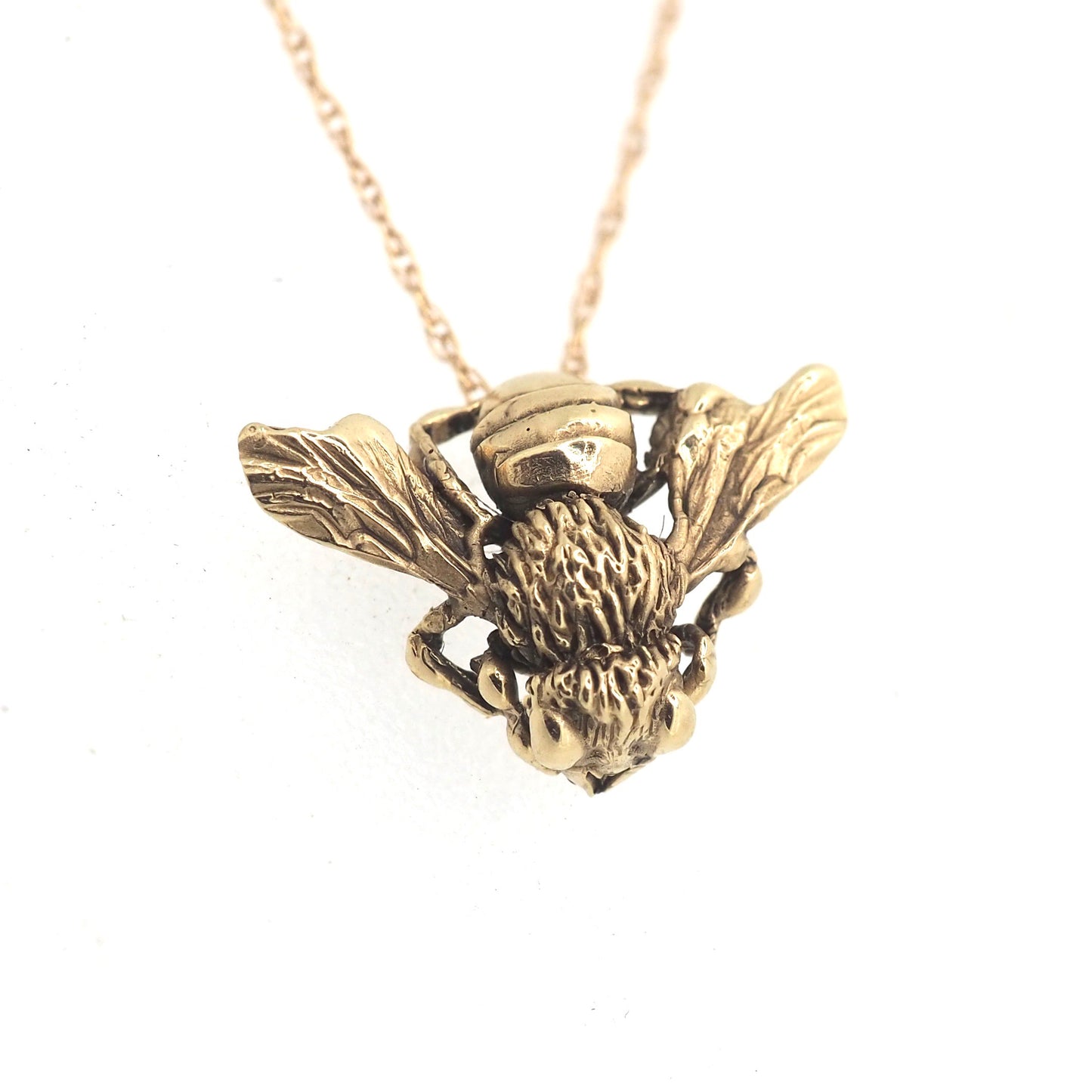 Honey Bee gold pendant