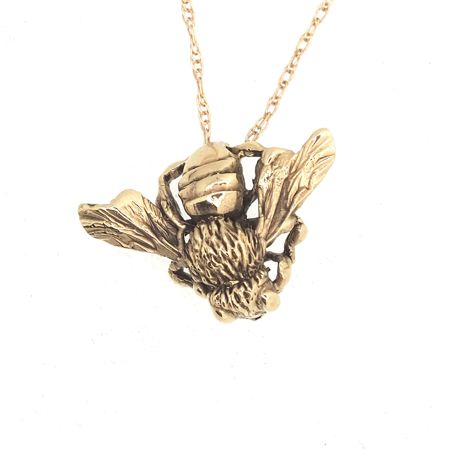 Honey Bee gold pendant