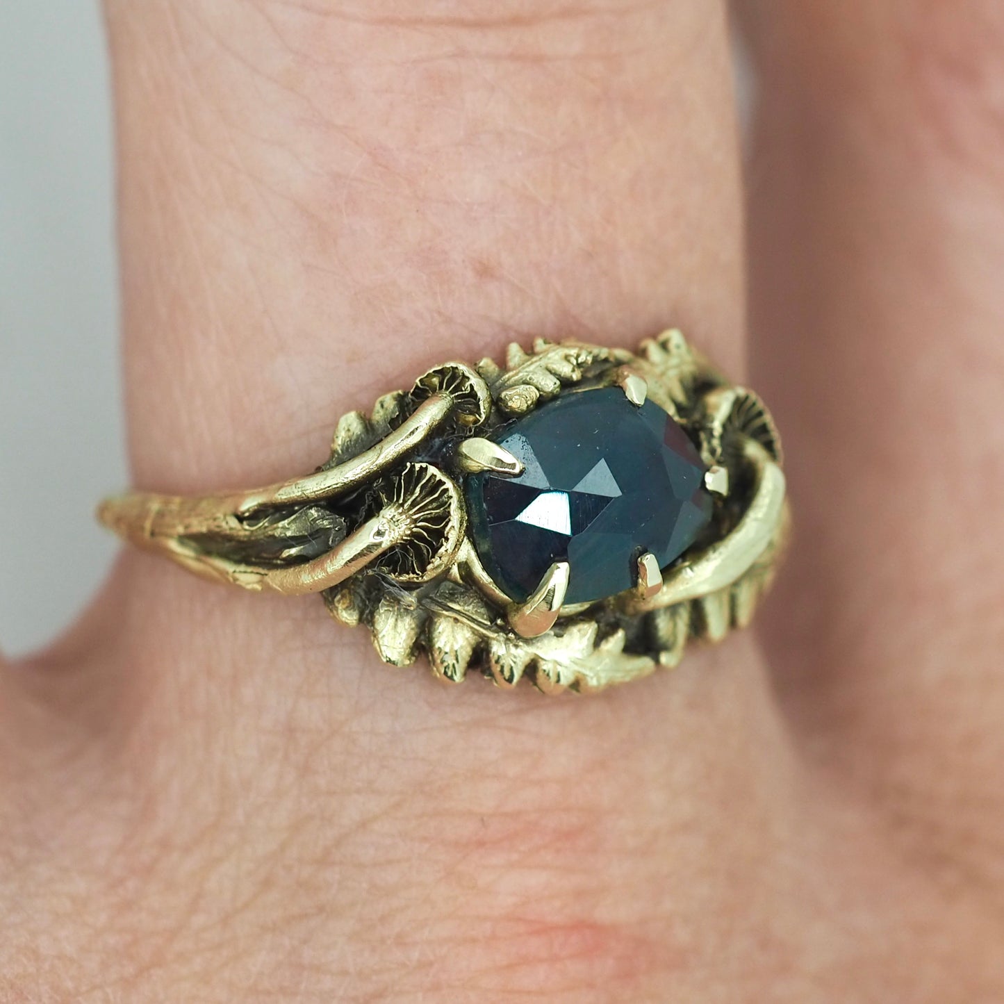 Sapphire Rock Candy Ring one of a kind