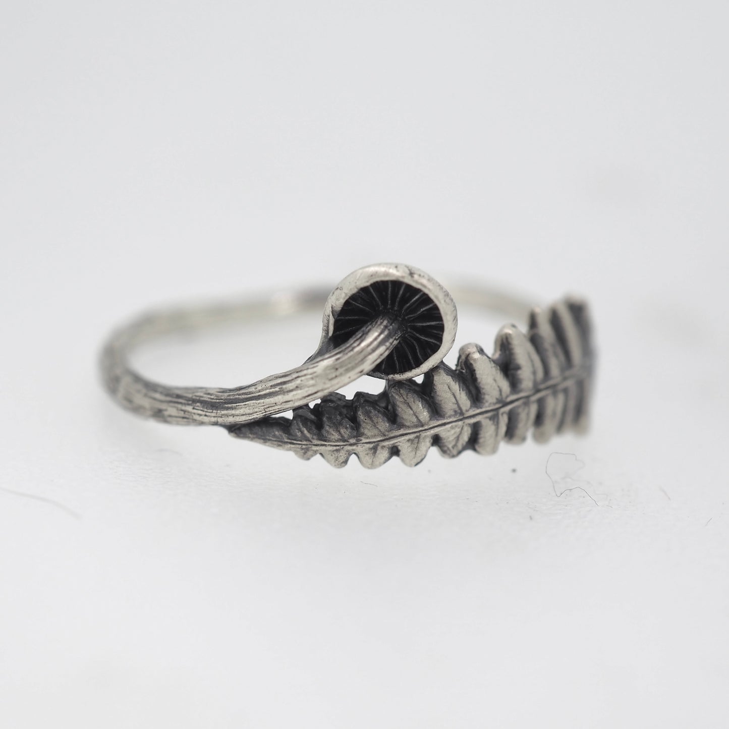Fern and mushroom ring