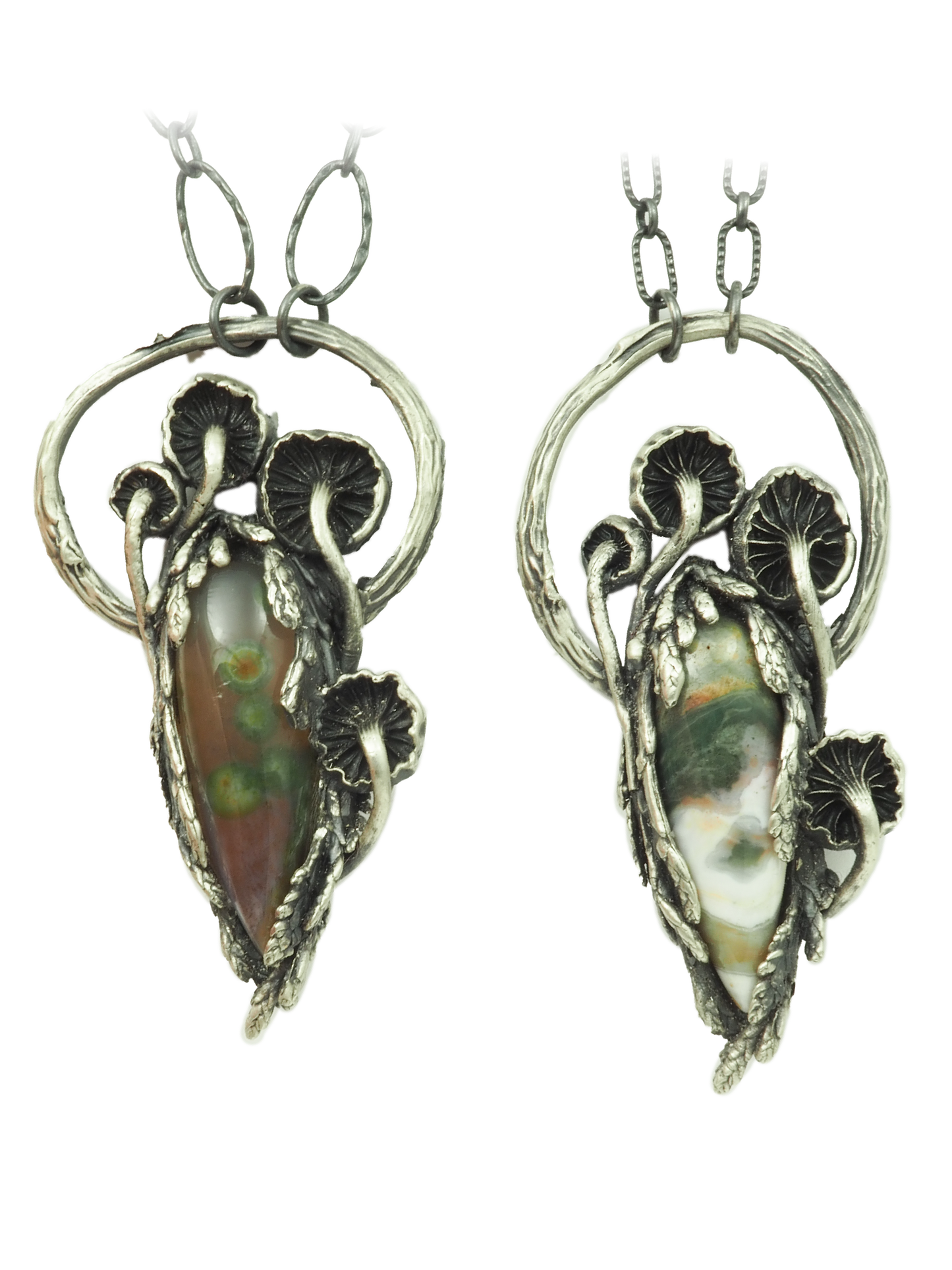 Mushroom cocoon necklace
