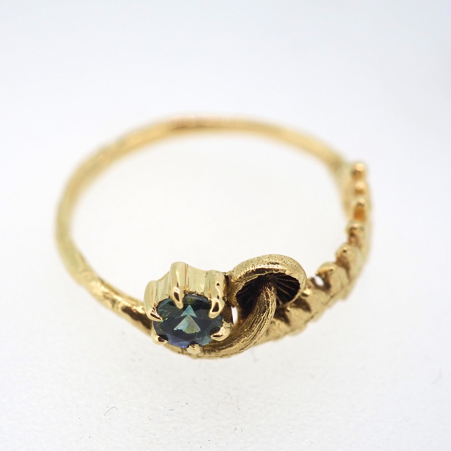 Mushroom and Fern Ring Large
