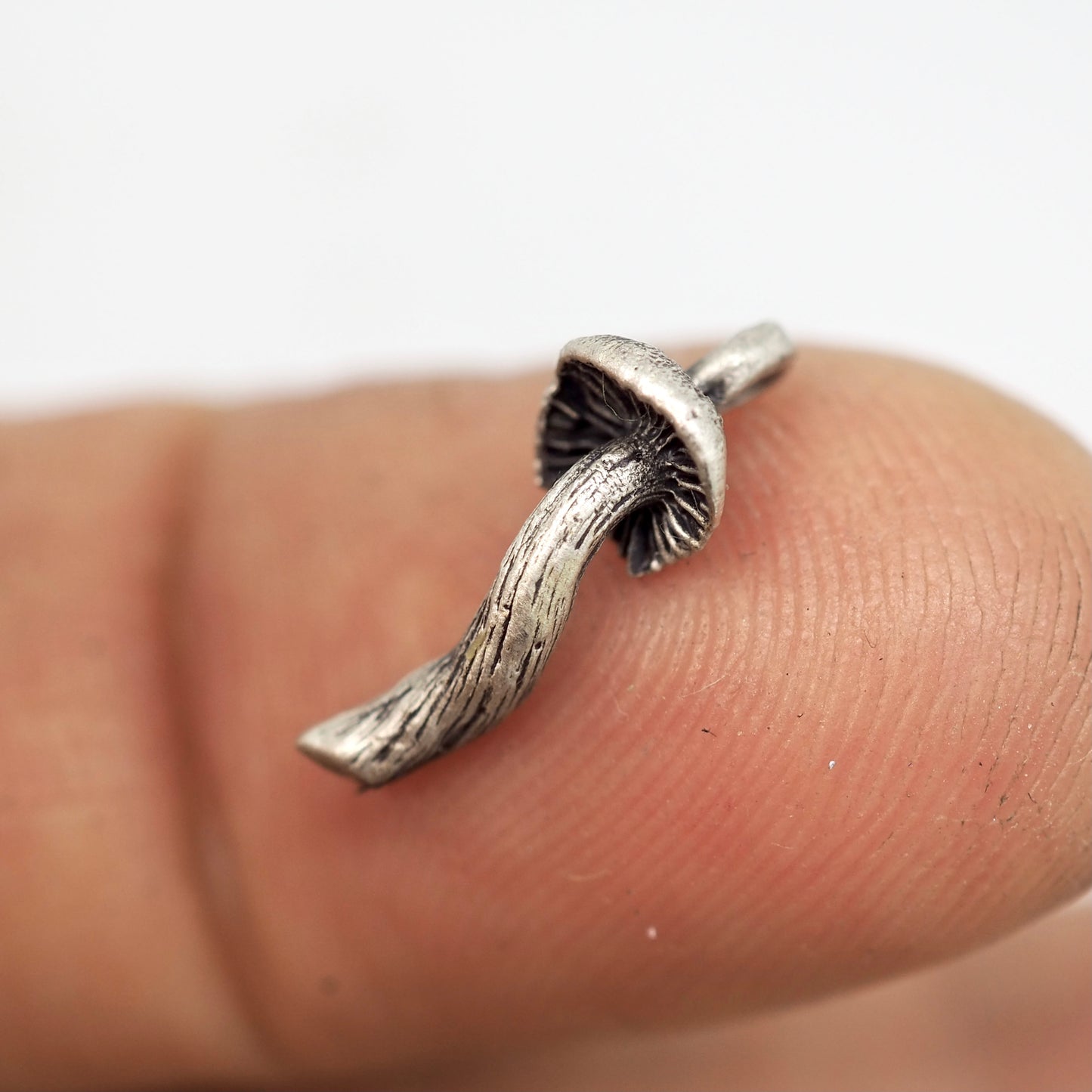 Tiny mushroom pendant