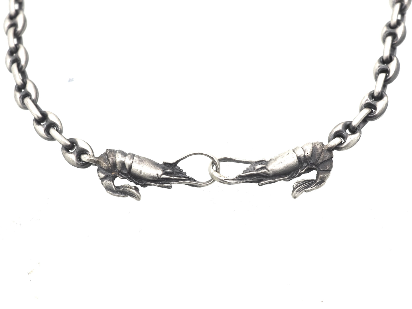 Shrimp love necklace