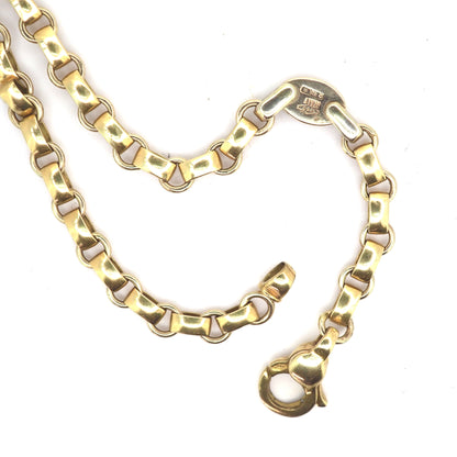 18k gold book chain