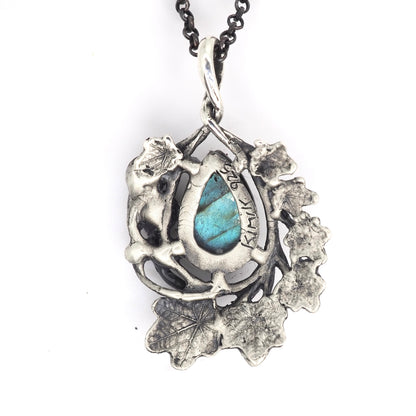 Framed labradorite  pendant