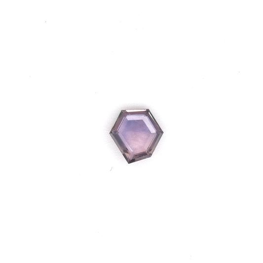 purple Montana sapphire yogo geo cut .41ct