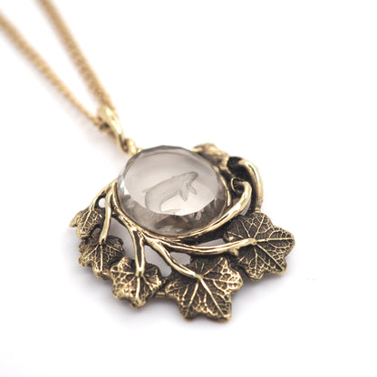Whale intaglio pendant
