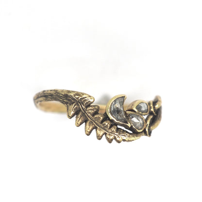 Celestial mushroom wave ring