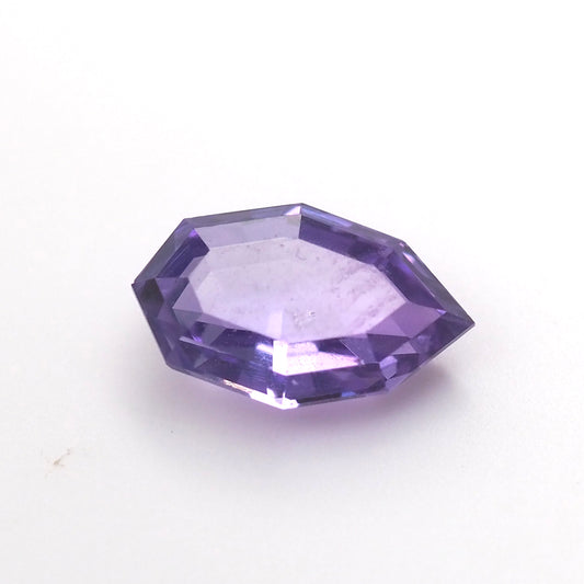 Purple sapphire shield .91 ct