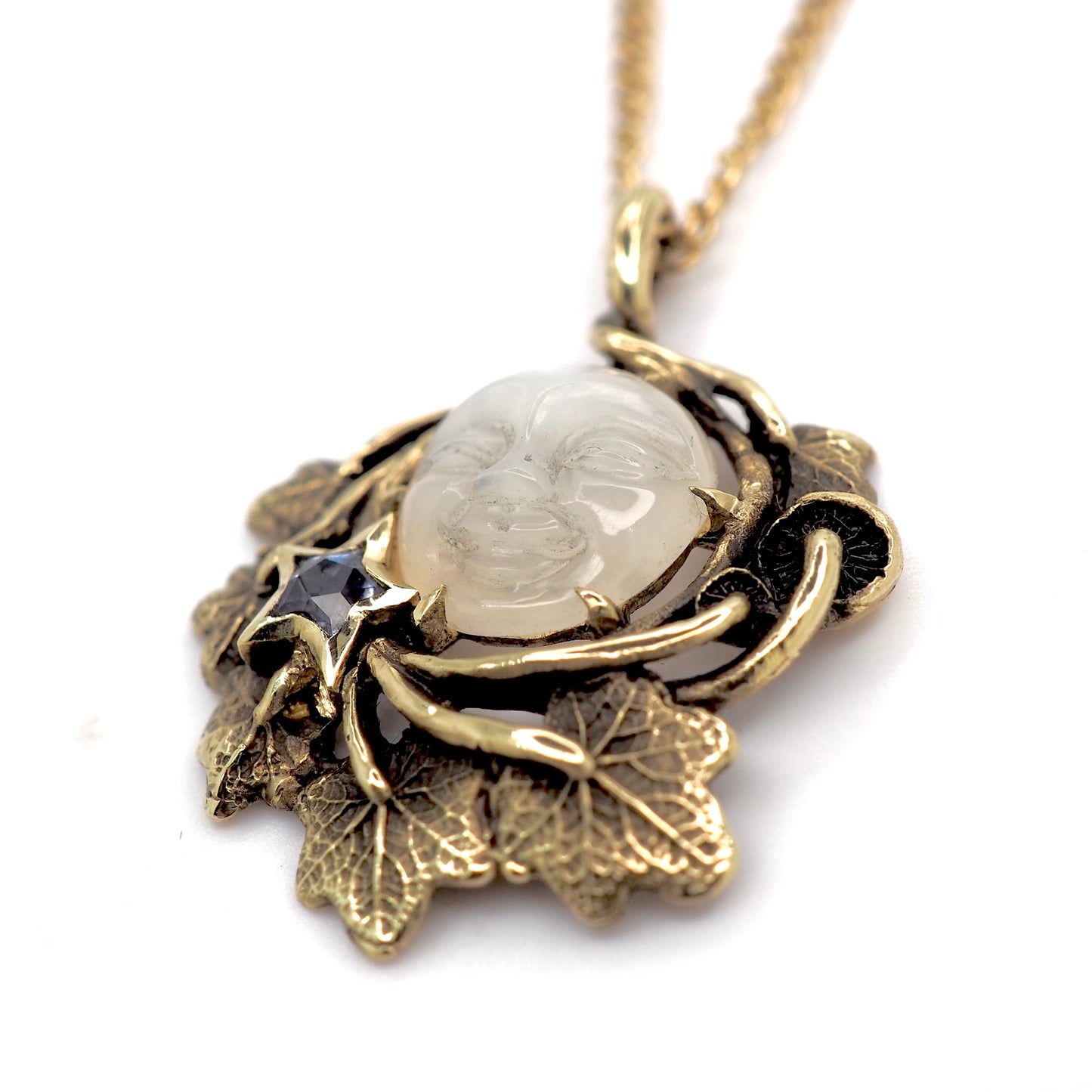 Moon and star pendant