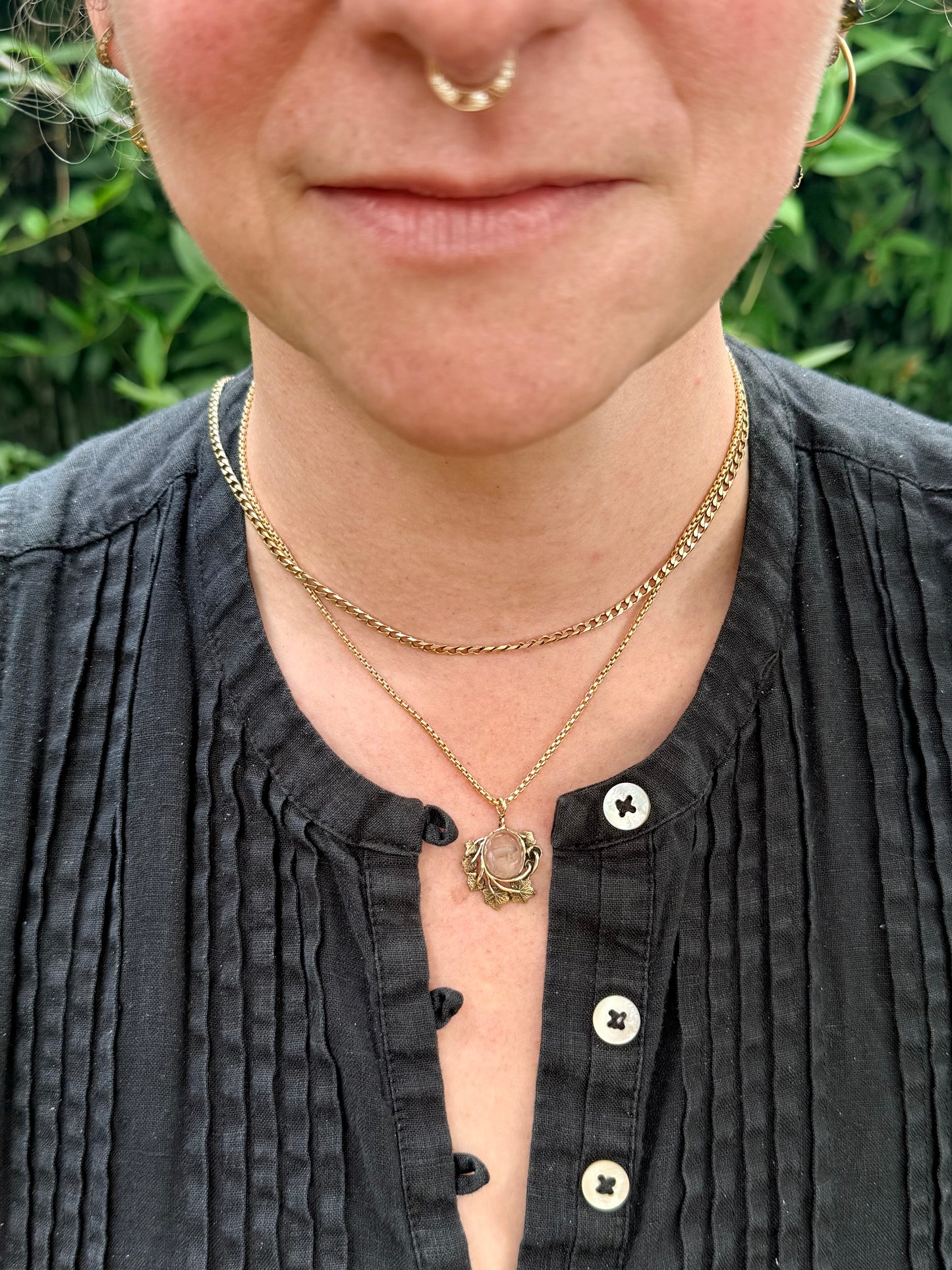 14k gold box chain