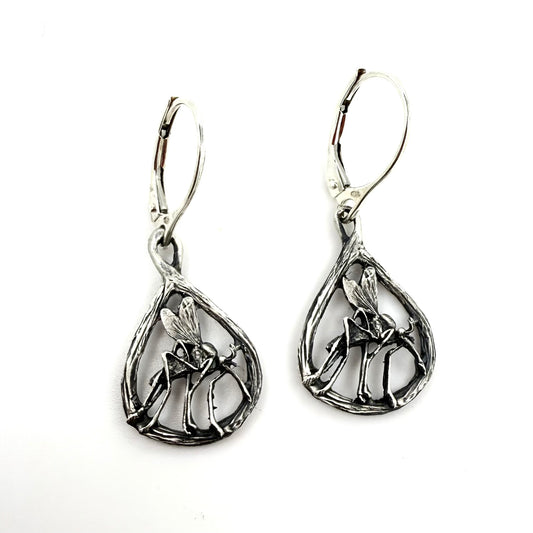 Mosquito drop earrings
