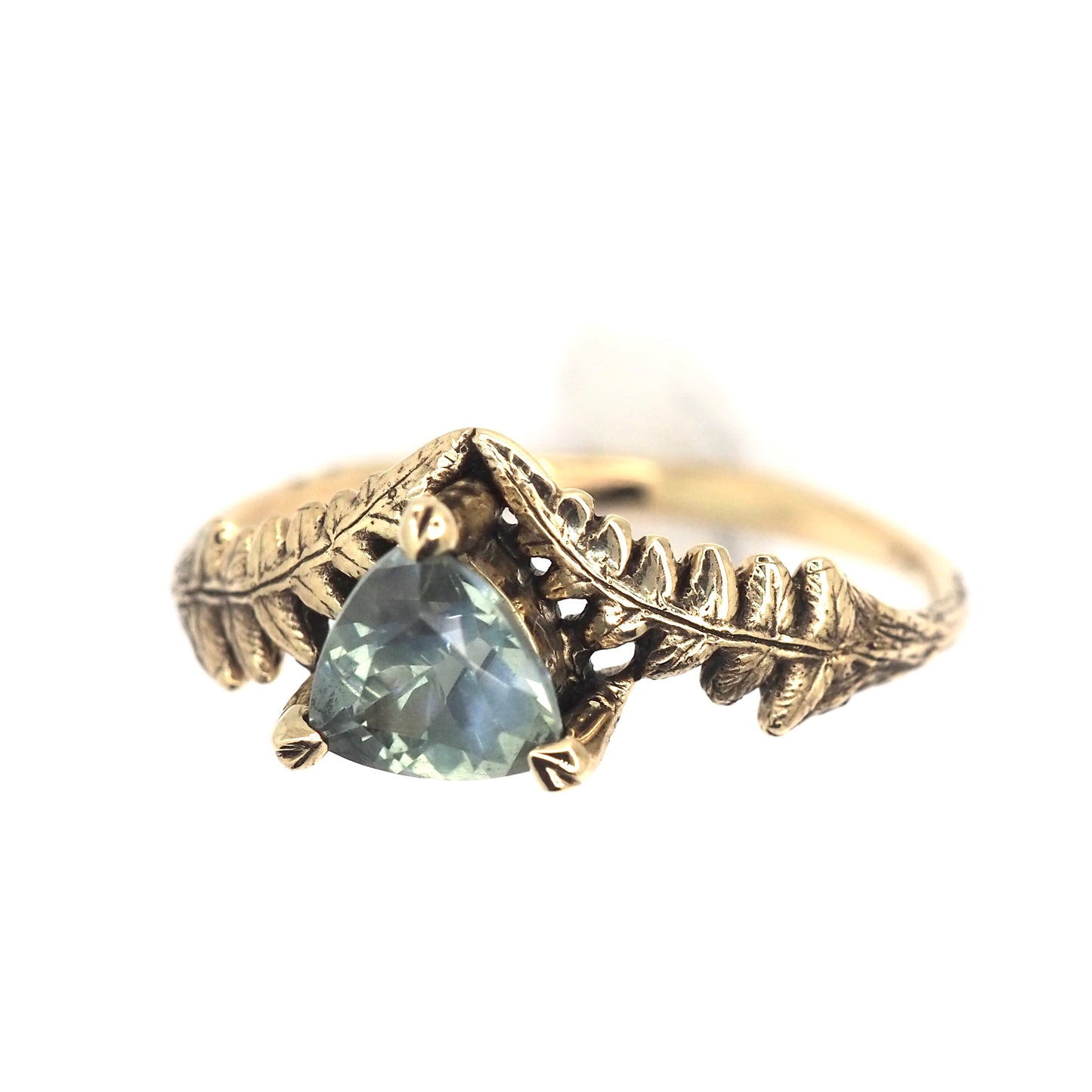Timberline ring with teal sapphire