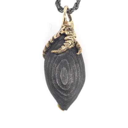 Cinder mushroom pendant