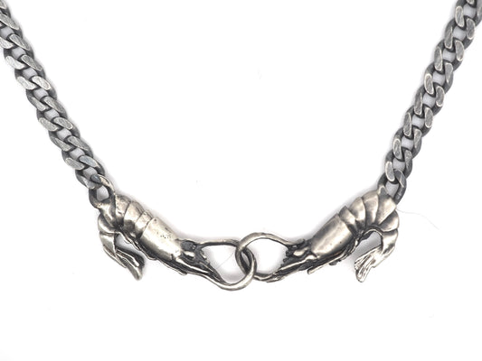 Shrimp love necklace