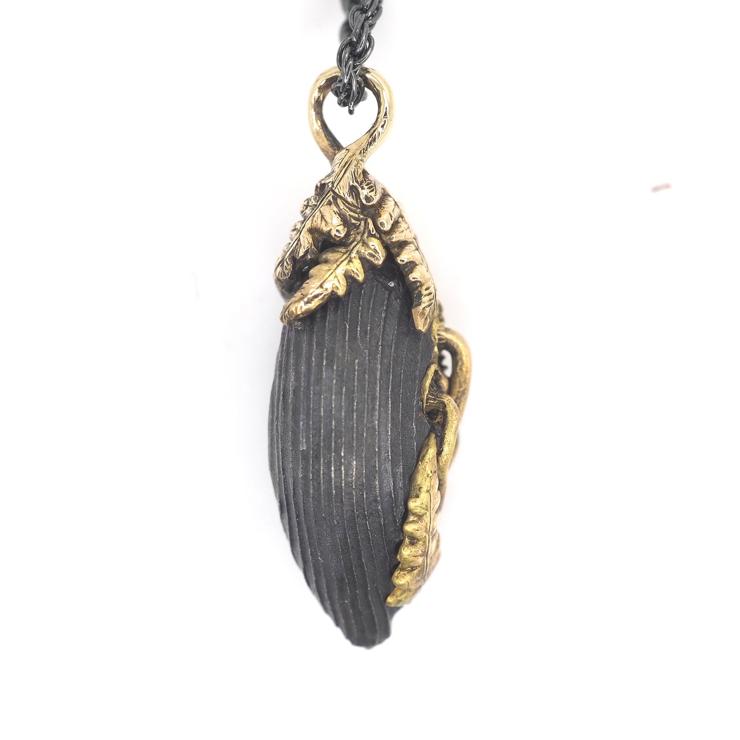 Cinder mushroom pendant