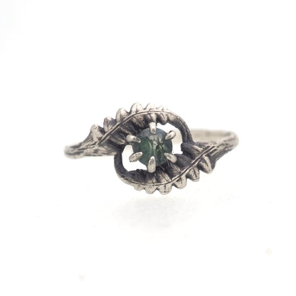 Fernfinity and gemstone ring
