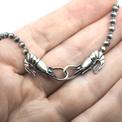 Shrimp love necklace
