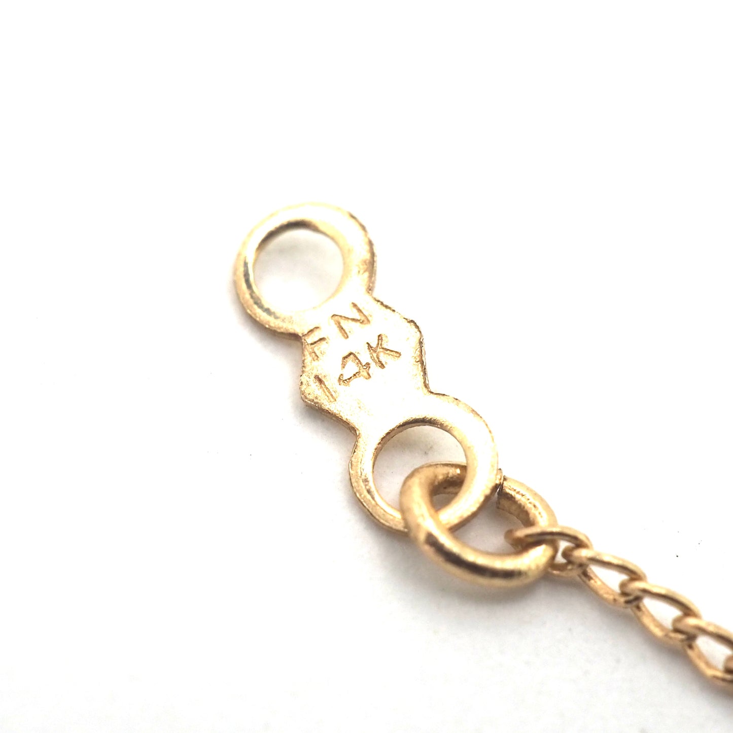 14k gold curb chain