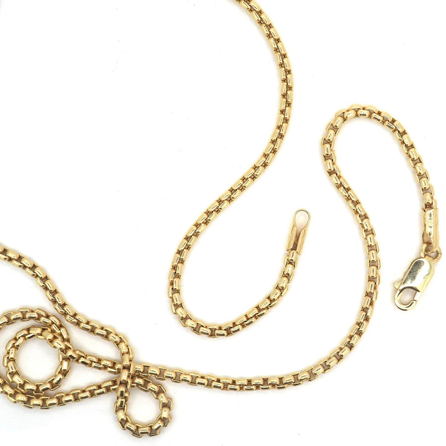 14k gold box chain