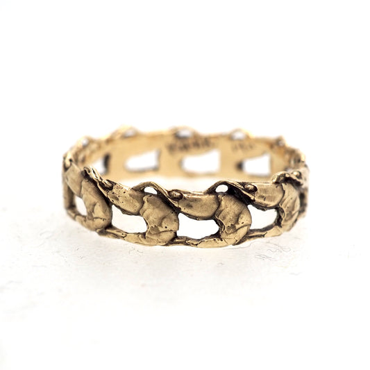 Shrimp ring with diamond installment plan for A