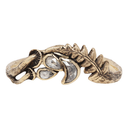 Celestial mushroom wave ring