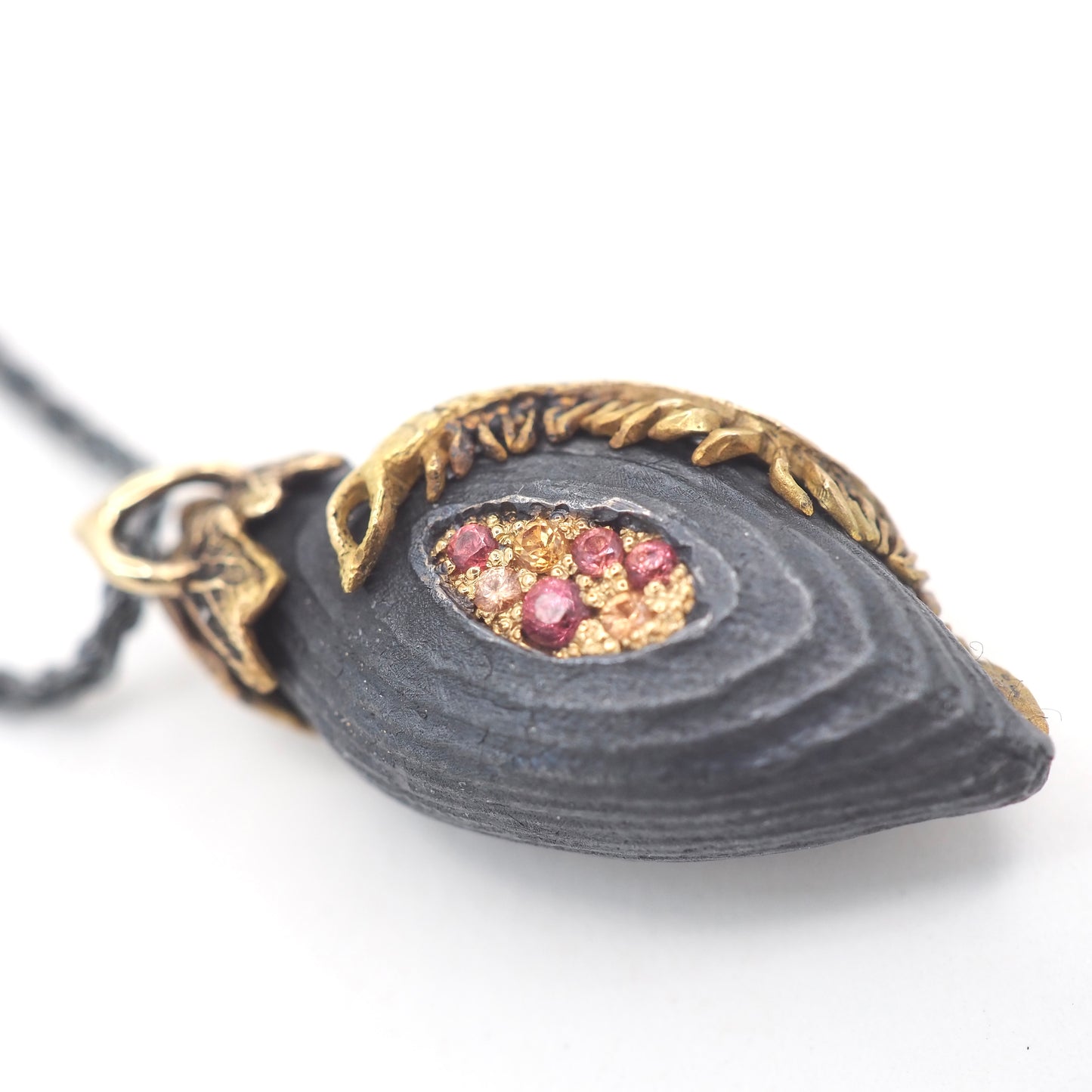 Cinder centipede pendant