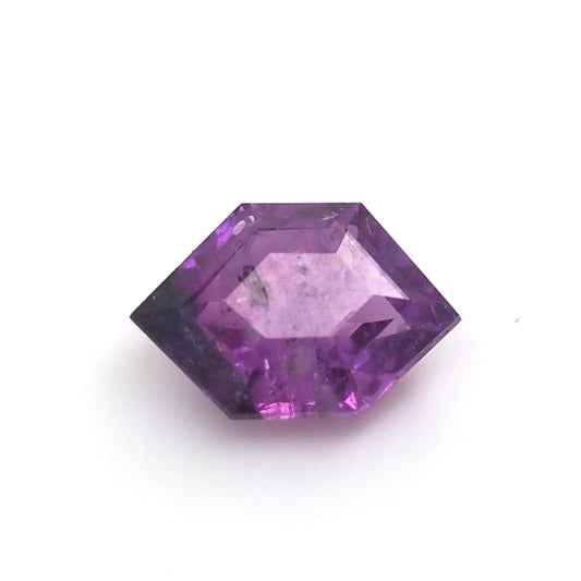 Purple sapphire hexagon .55 ct
