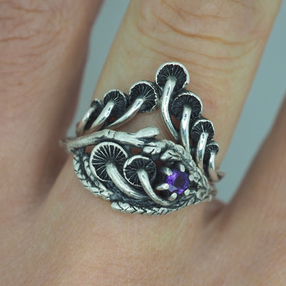 Mushroom cedar ring