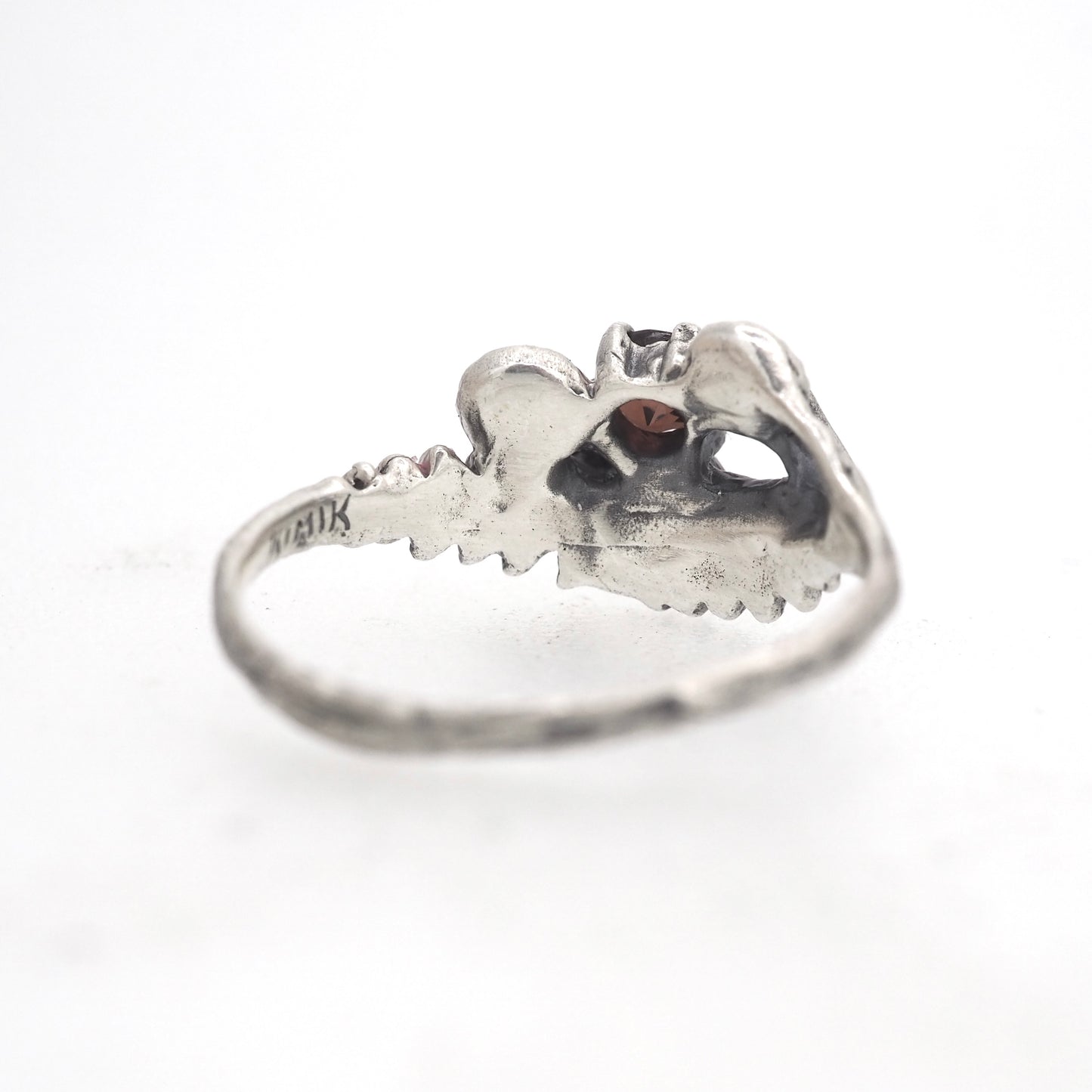 Three sisters ring in silver