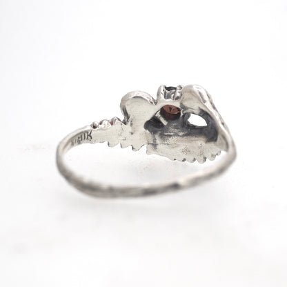 Three sisters ring in silver
