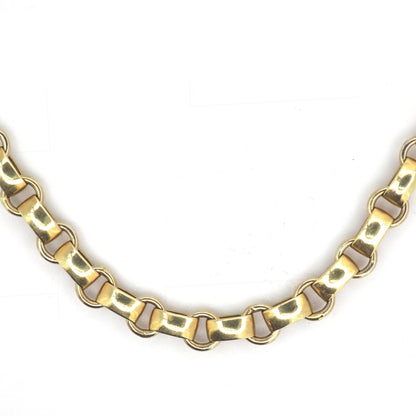 18k gold book chain