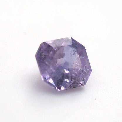 Purple sapphire octagon step cut .38ct