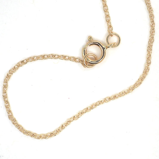 14k gold double rope chain