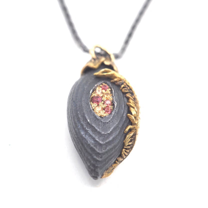 Cinder centipede pendant