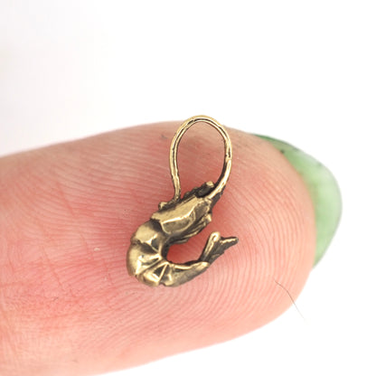 Tiniest shrimp pendant