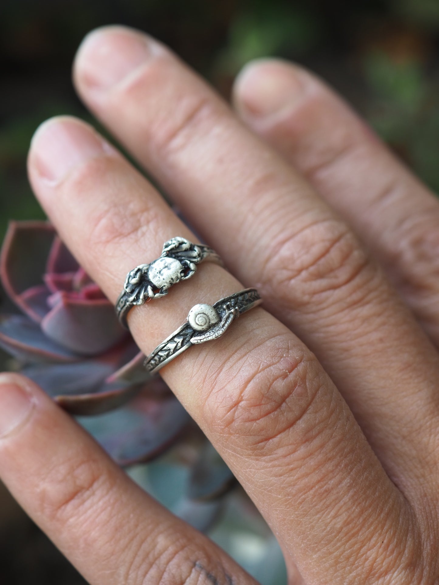 Crab stacker ring