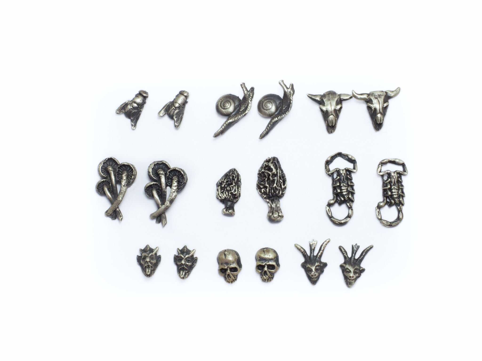 Theeth stud earrings Mix and match singles
