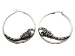 scorpion hoop earrings
