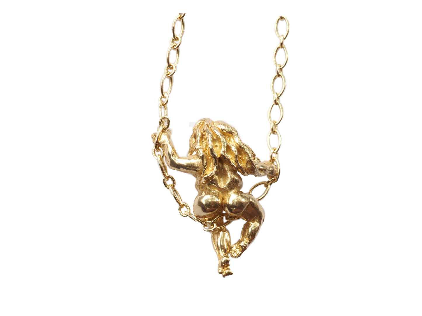 Swinging nudie necklace