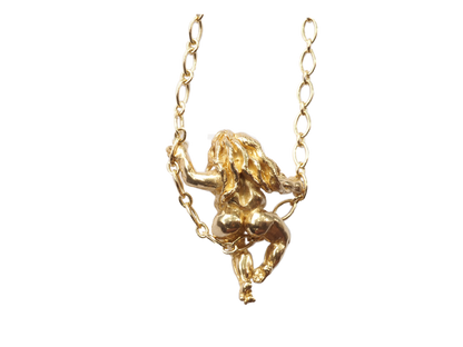 Swinging nudie necklace