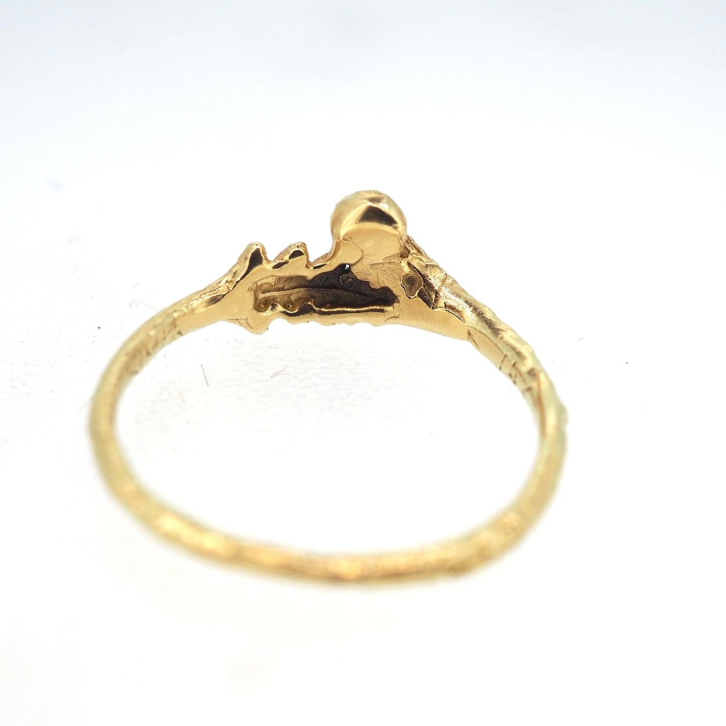 Fern and mushroom ring mini