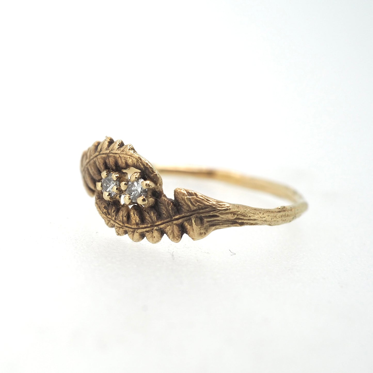 Fernfinity ring gold and diamonds
