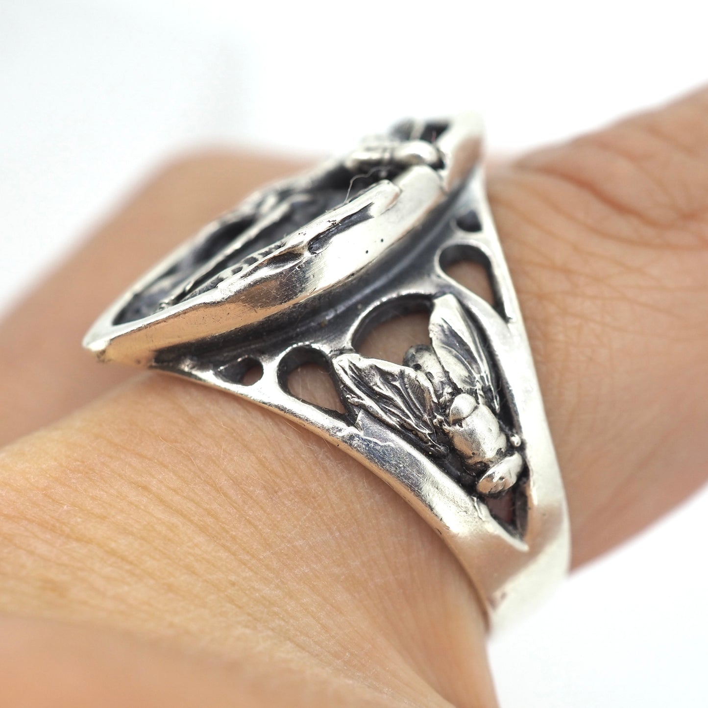 Mantis navette ring